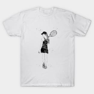 Tennis Player Girl T-Shirt